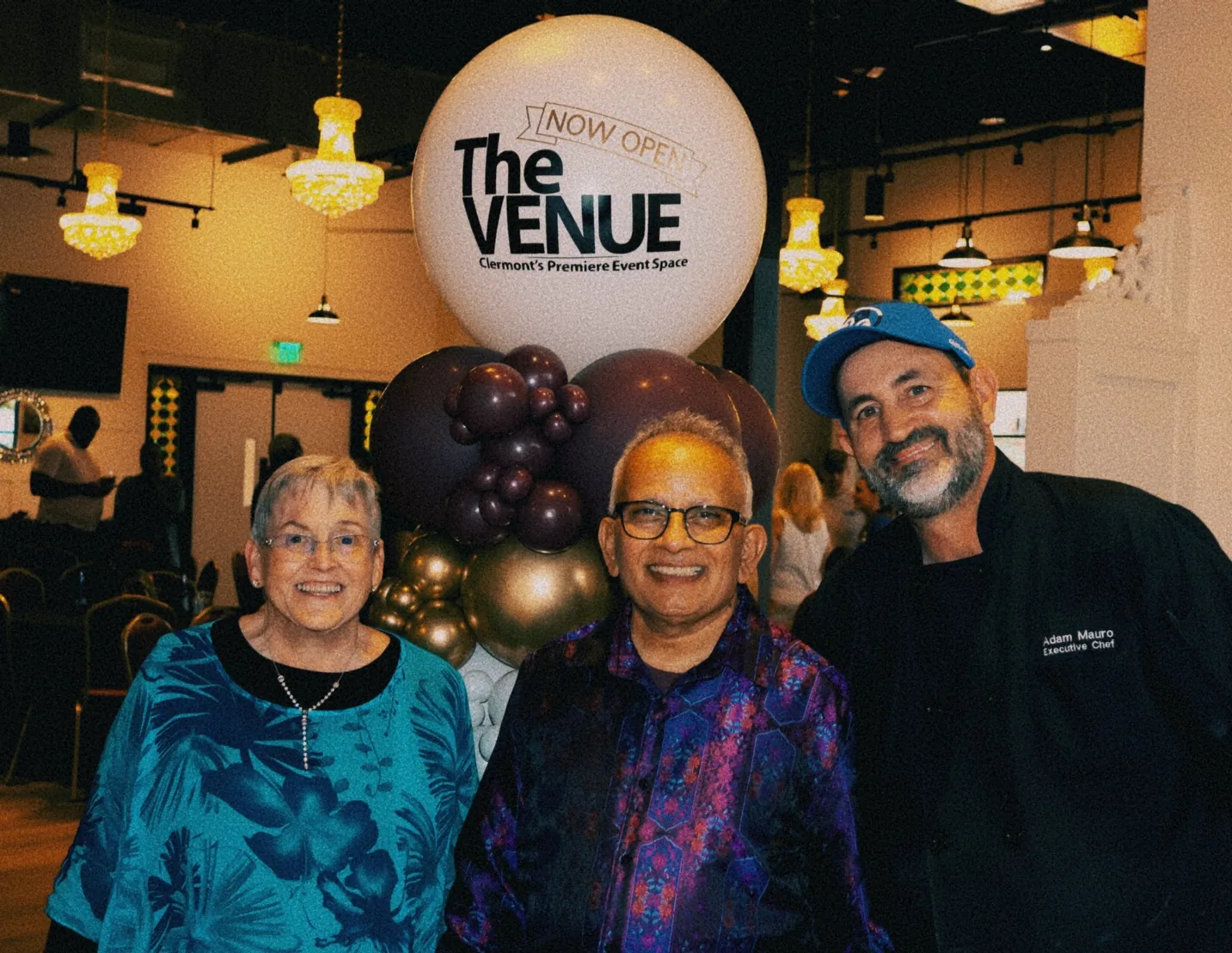 Candid moment from The Venue Clermont grand opening and ribbon cutting celebration
